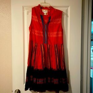 Lulalife Dress Medium multi color great for vacay!